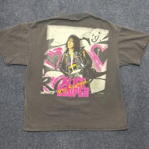 Vintage 90s Alice Cooper Shirt Men XL Black I'm With Stoopid Hey Stoopid T-Shirt
